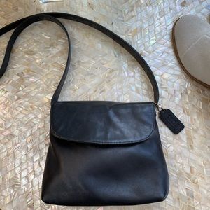 Vintage COACH black leather purse